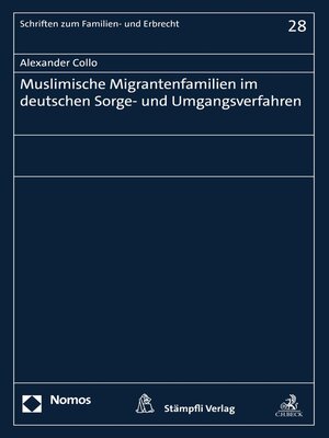 cover image of Muslimische Migrantenfamilien im deutschen Sorge- und Umgangsverfahren